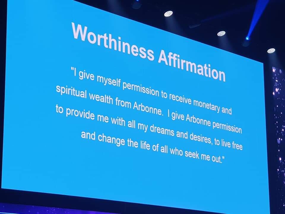 A slide from the Australian Arbonne Conference… culty