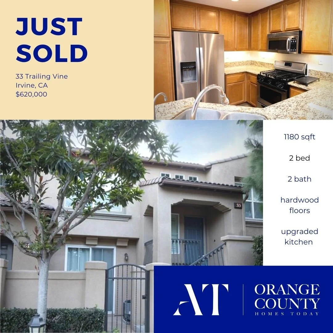 Just sold in irvine