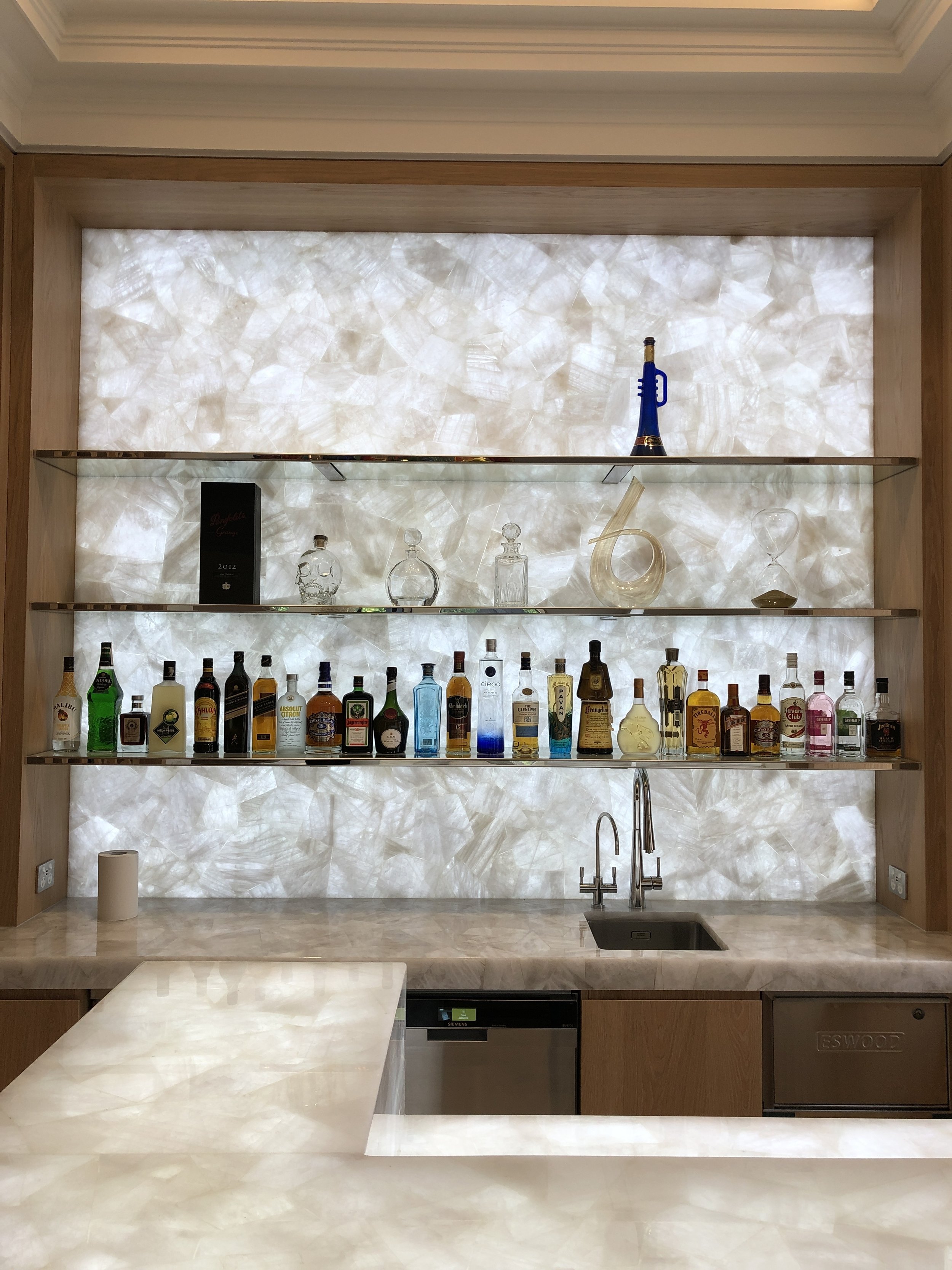 Led Kitchen Splashback Melbourne Sydney Linear Matrix