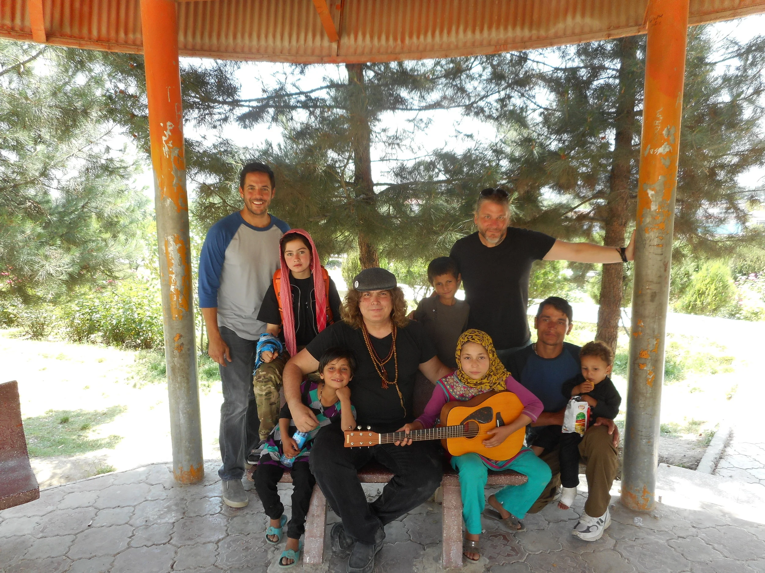Girl with a Guitar shoot, Kabul