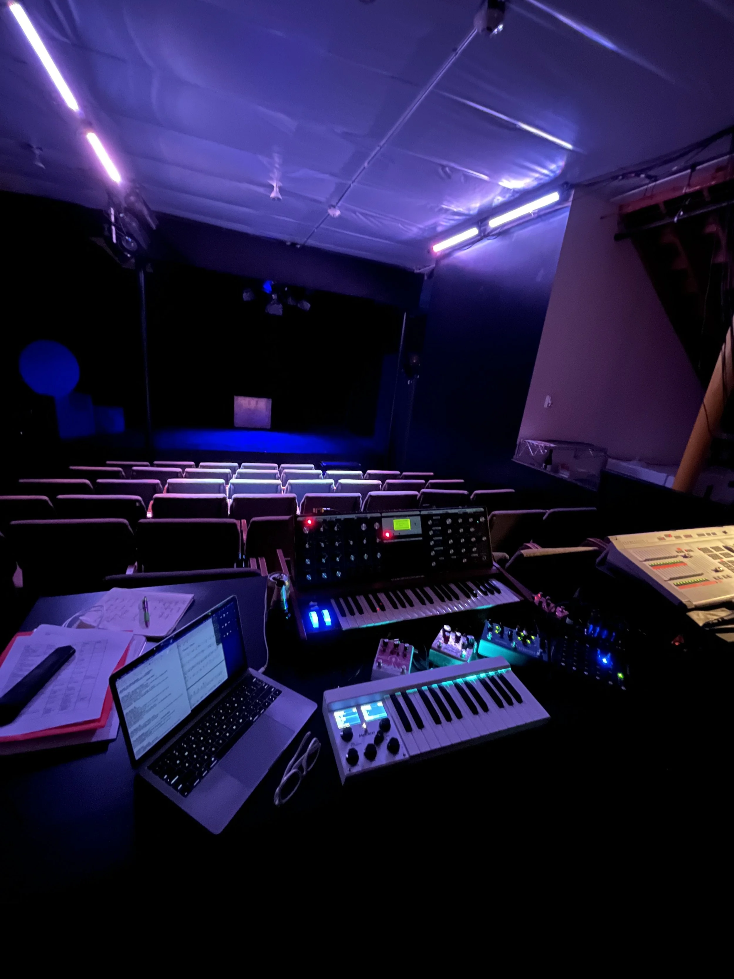 Bride of Blood FOH setup