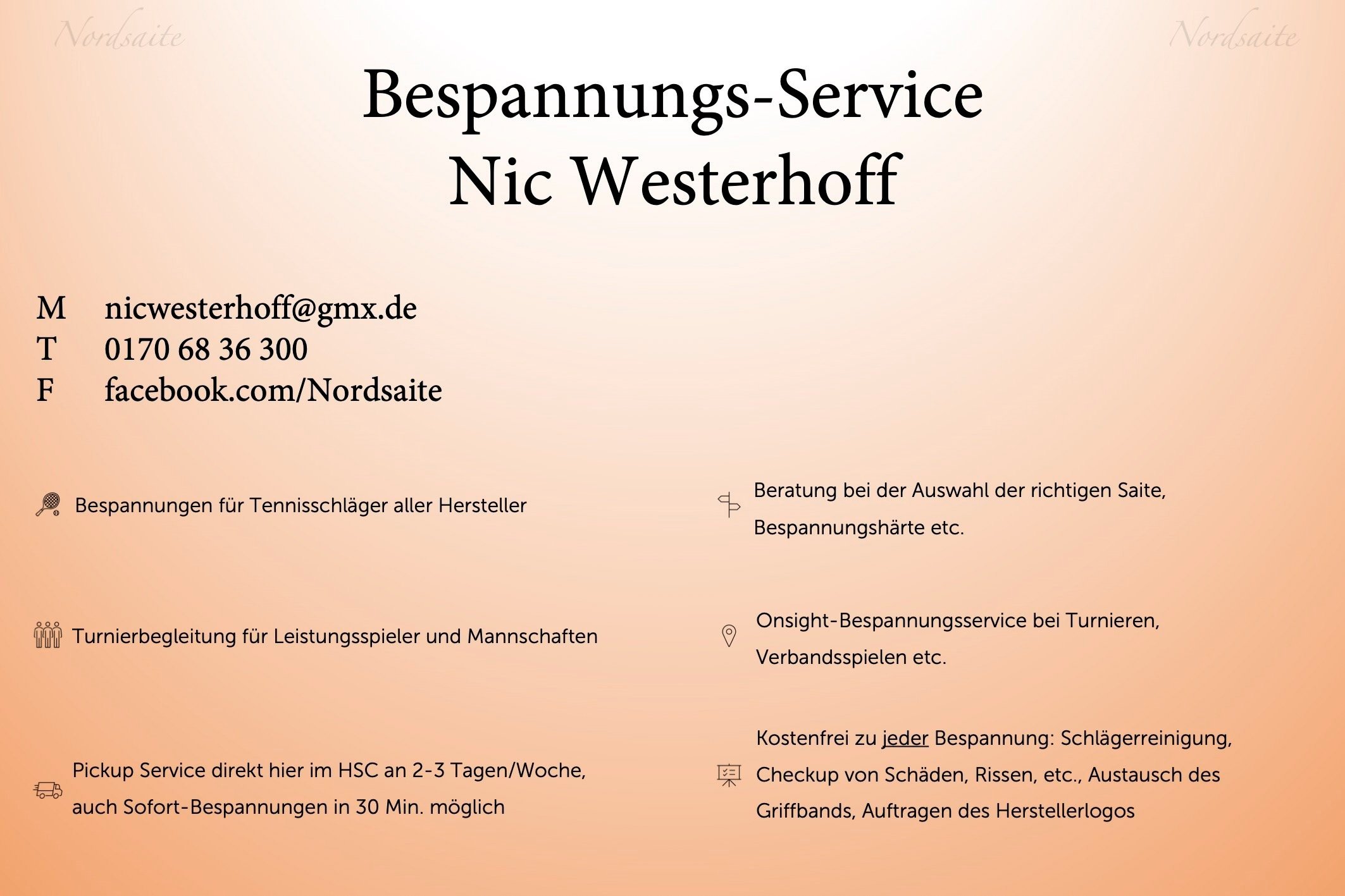 Bespannungs-Service Nic Westerhoff