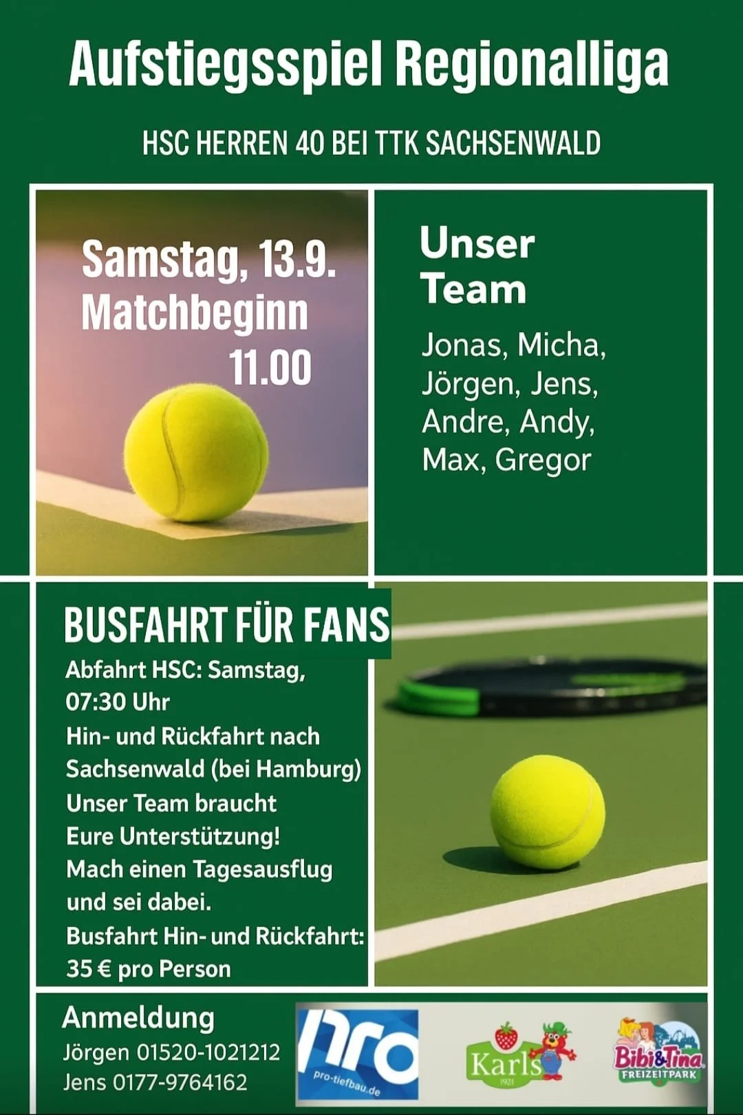 Aufstiegsspiel Regionalliga Herren 40