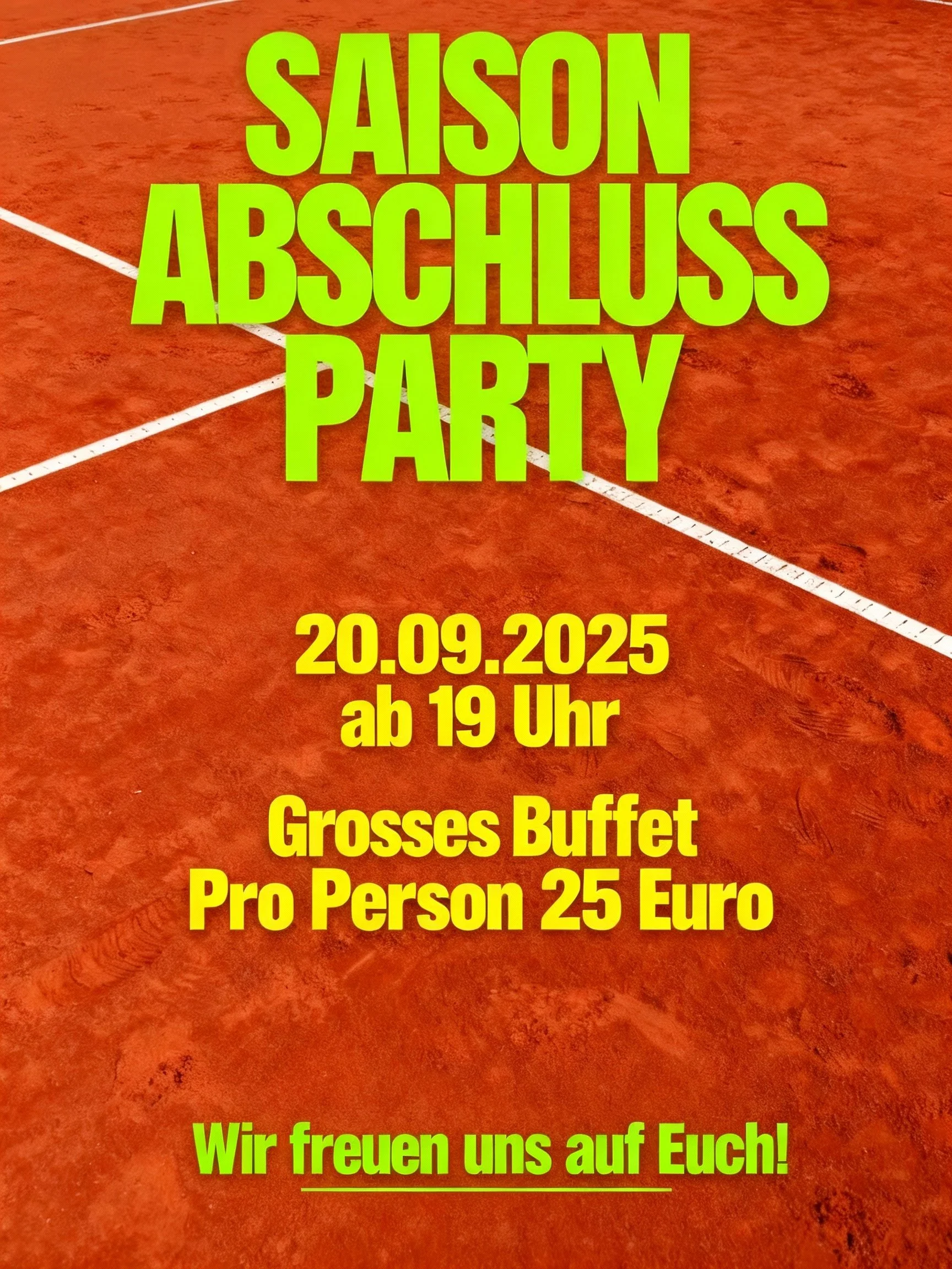 Saisonabschluss-Party