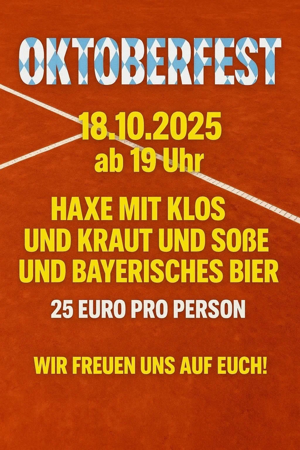 Oktoberfest im Clubhaus