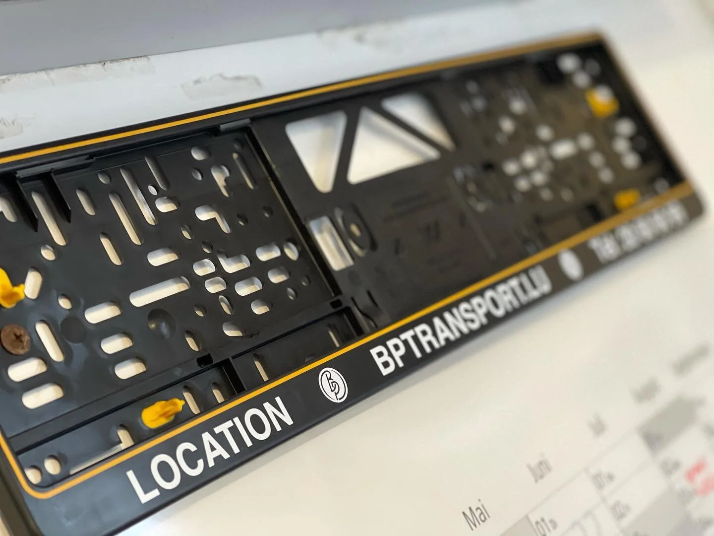 Cadre immatriculation personnalis&eacute; BP Transport #locationvehicule #utilitairelocation #carrental #rentacar #travel #rentalcar #car #rental #carhire #carrentals #cars #rent #vanrental