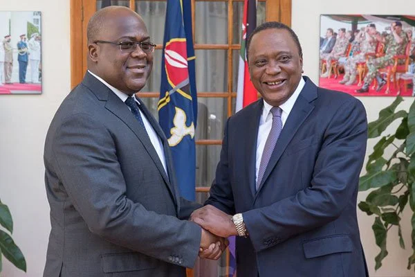 Kenyatta Meets with Tshisekedi To Focus On DRC-Kenya Bilateral Relations