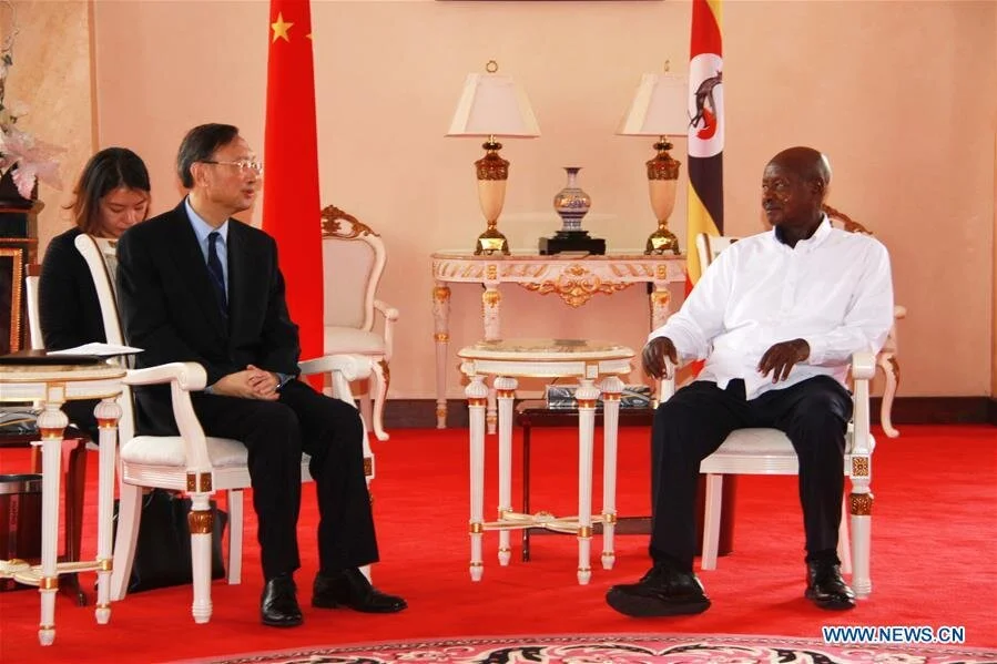 Senior Chinese official meets Ugandan president