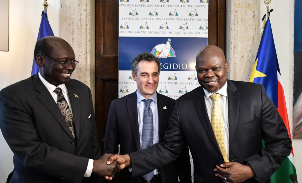 South Sudan peace agreement signed in Rome