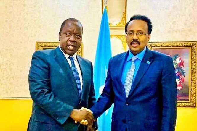 Kenyan minister meets Somali President to ease tensions