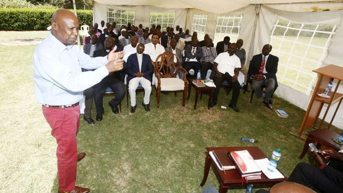 Gideon Moi reaches out to the youth in battle for State House