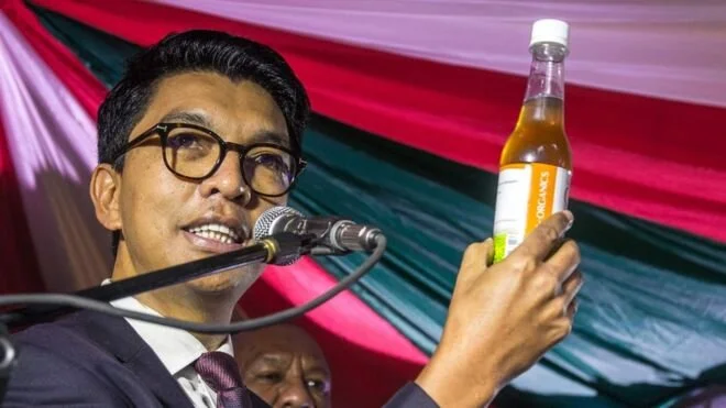 Madagascar president’s herbal tonic fails to halt Covid-19 spike