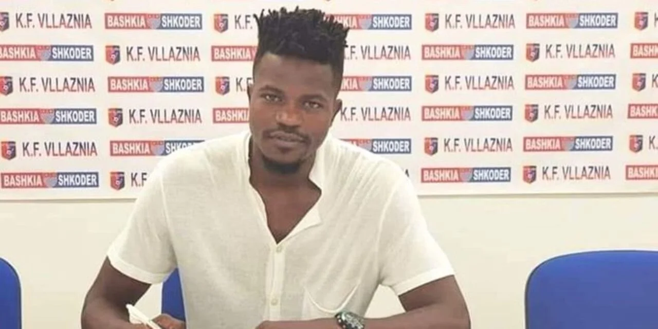 Kenyan striker switches clubs in Albania