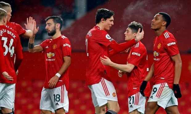 Man Utd score nine in record-equalling win over Southampton