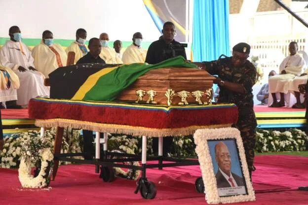 Tanzania prepares to bury former president Magufuli