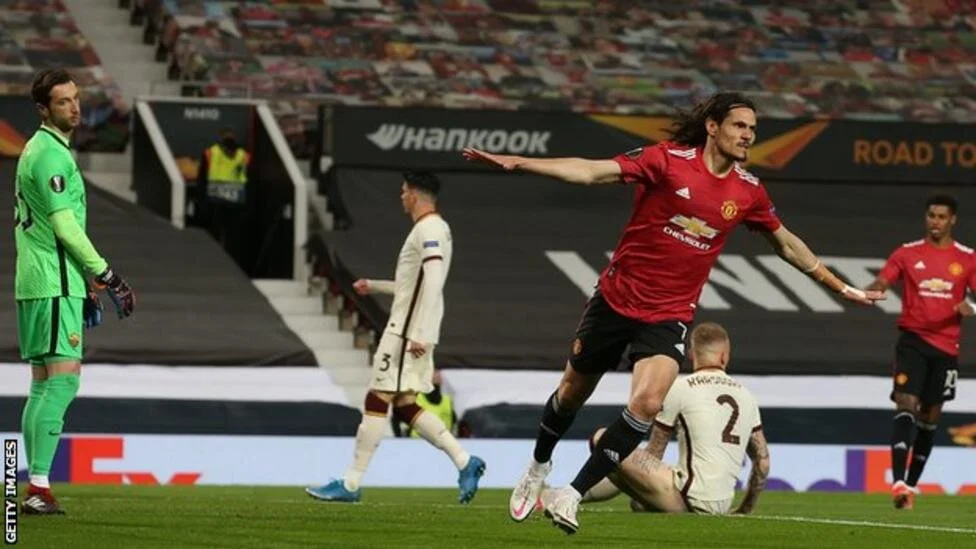 Man Utd score six in Europa League semi-final win against Roma