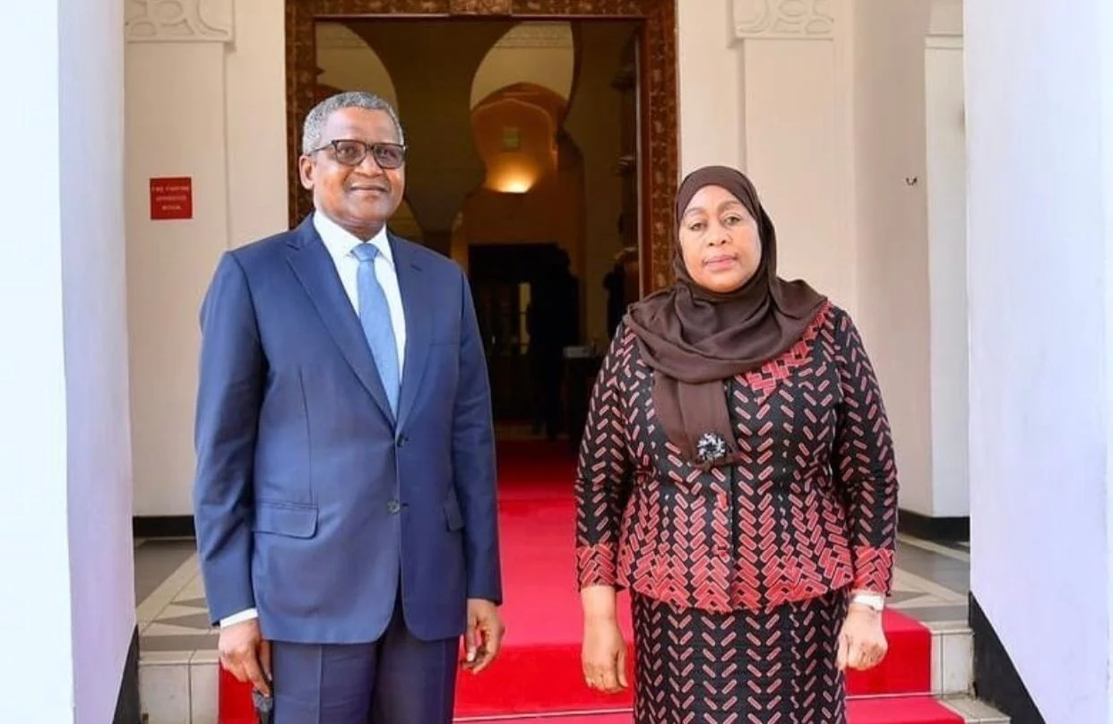 Dangote praises 'dramatic' change in Tanzania