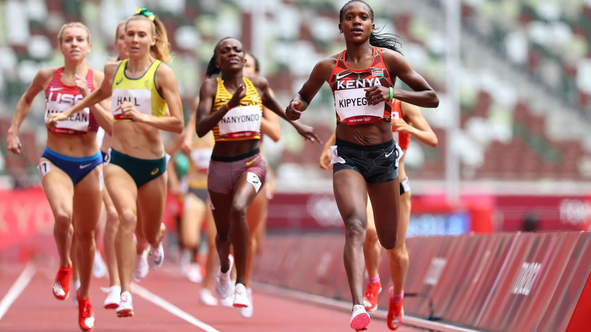 Kipyegon, Winny Chebet ease into 1500m Olympic semis