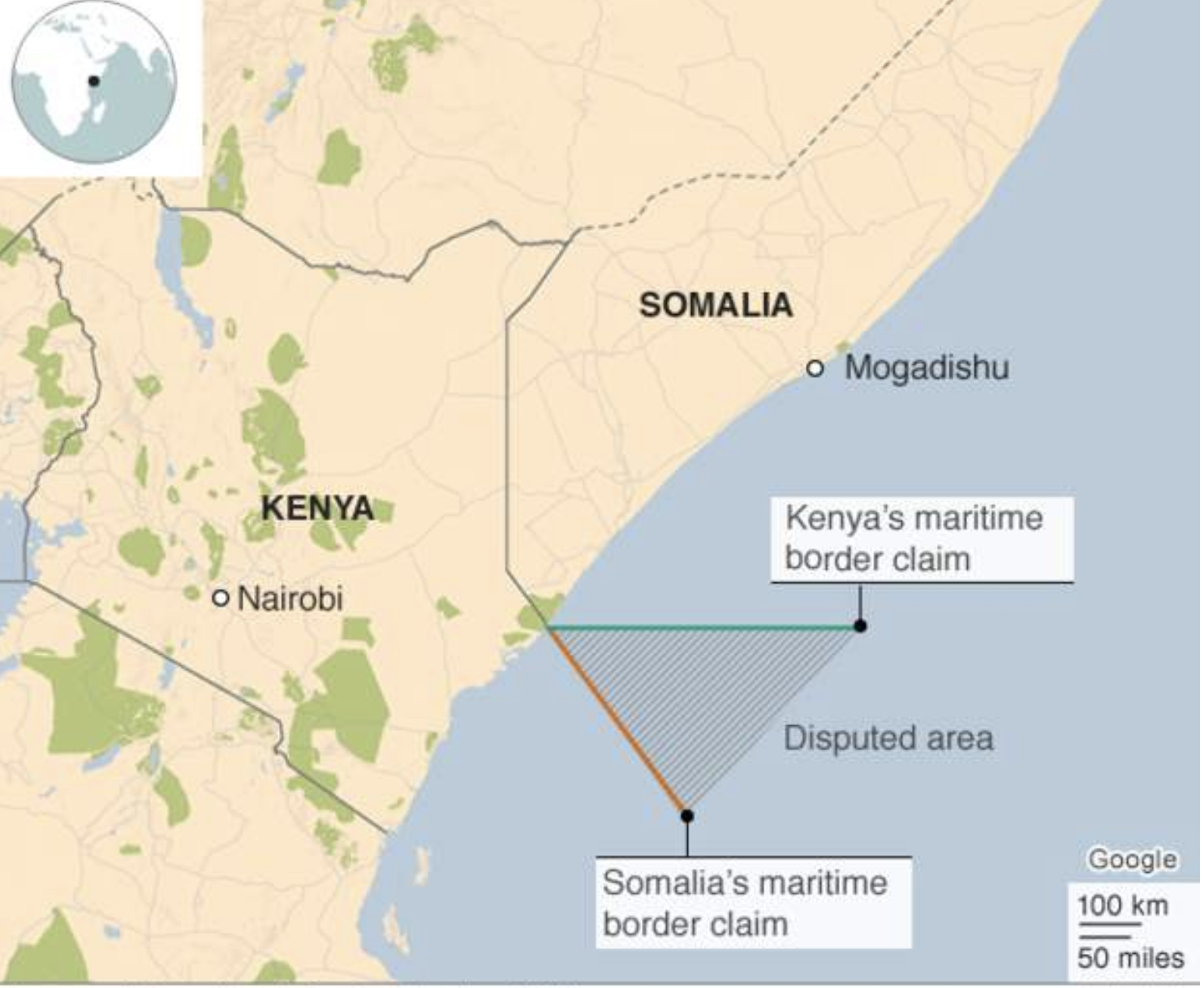 Kenya and Somalia await key sea border ruling