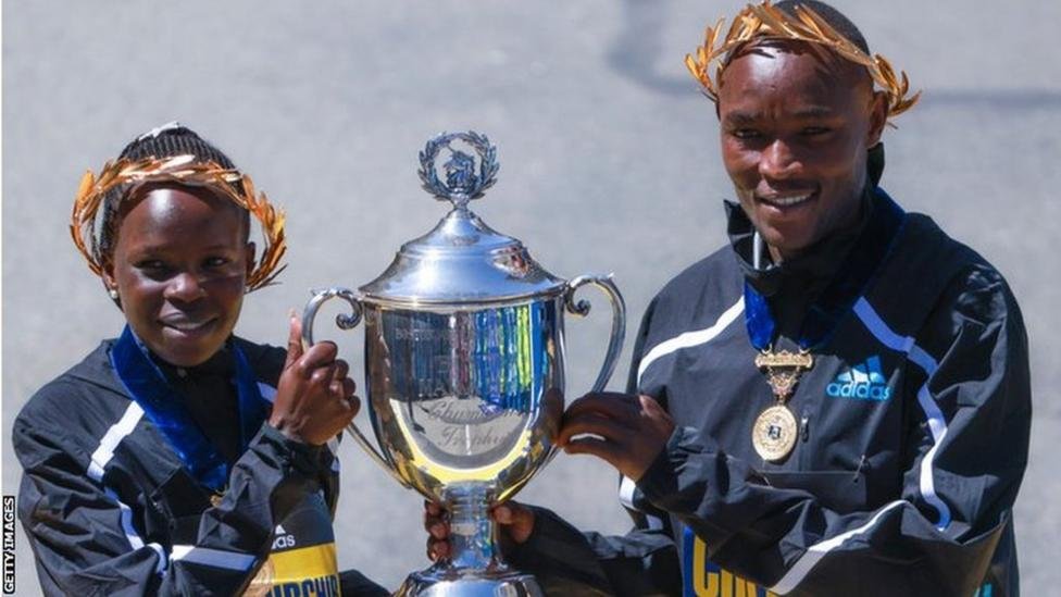 Boston Marathon: Kenya's Peres Jepchirchir &amp; Evans Chebet win titles