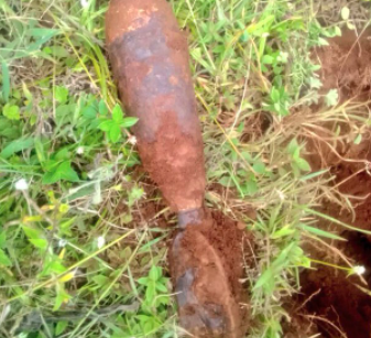Kenyans mistake colonial-era bomb for root vegetable