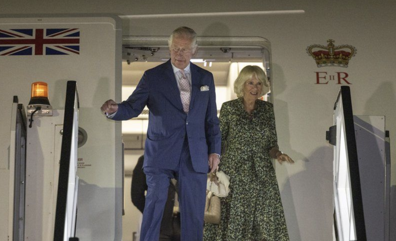 Prince Charles and Camilla arrive in Rwanda for Commonwealth meeting