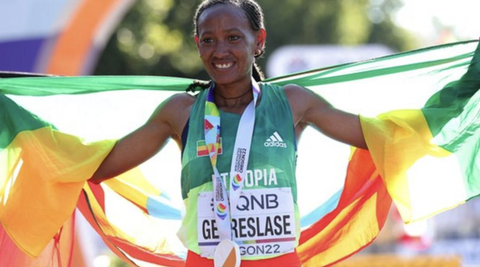 World Athletics Championships: Gebreslase hopes for peace in Ethiopia after marathon win