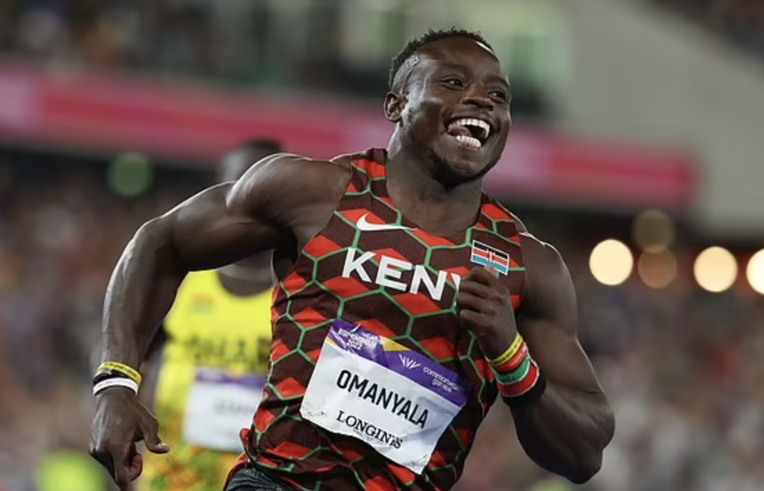 Kenya's Omanyala wins Commonwealth men's 100m gold 