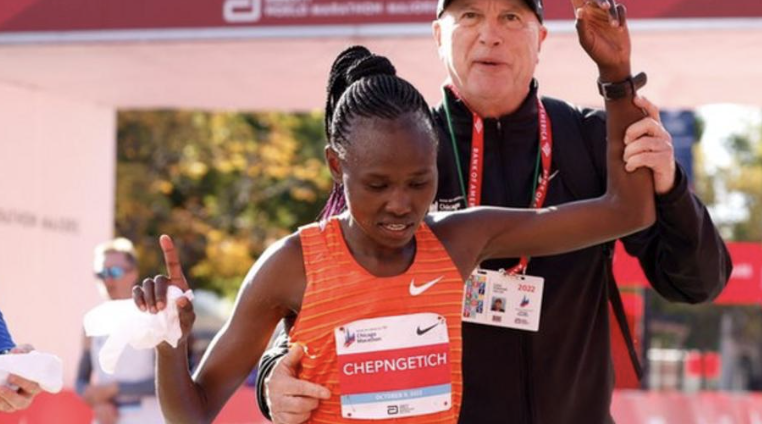 Chicago Marathon: Ruth Chepngetich wins but misses world record