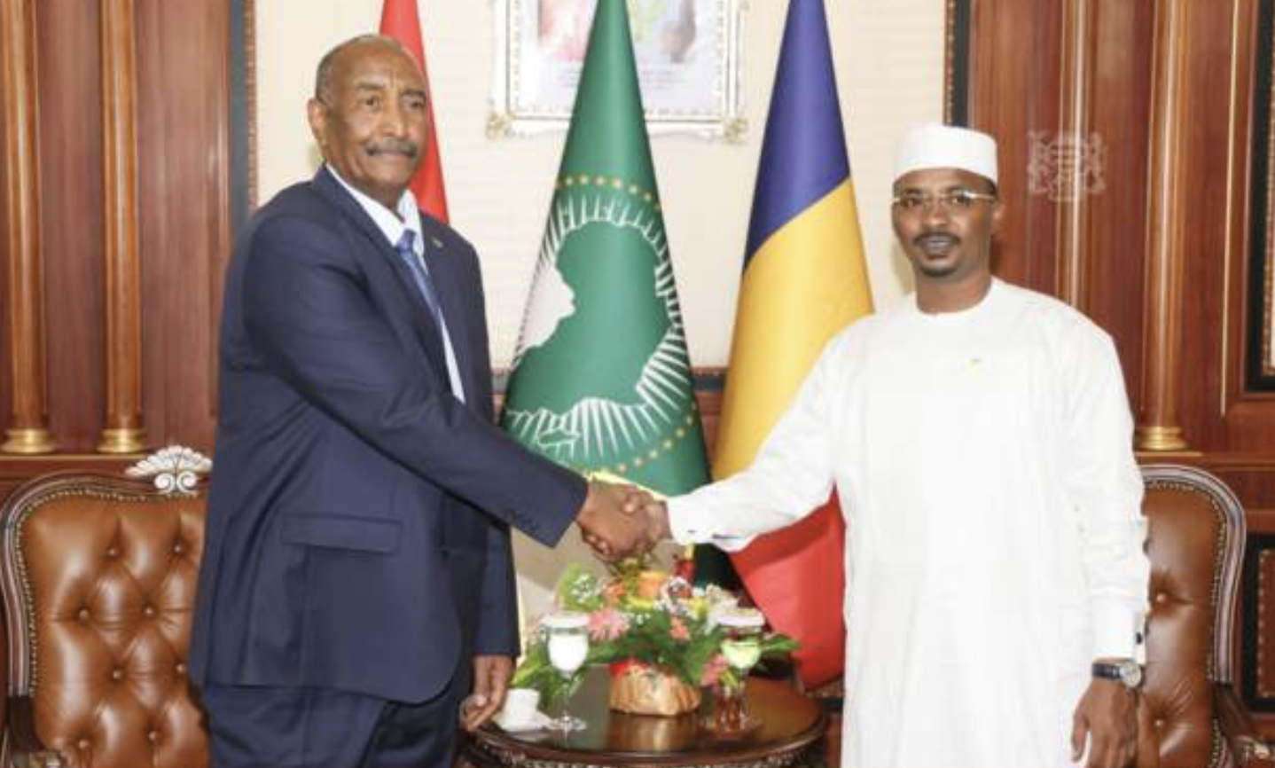 Sudan's leader Burhan visits Chad to boost ties