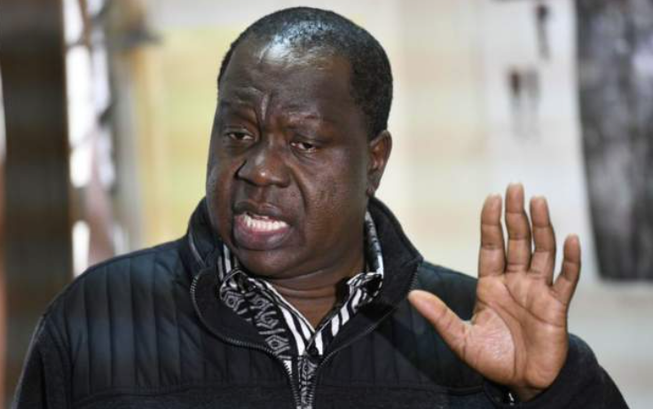 Kenya police surround ex-interior minister's home