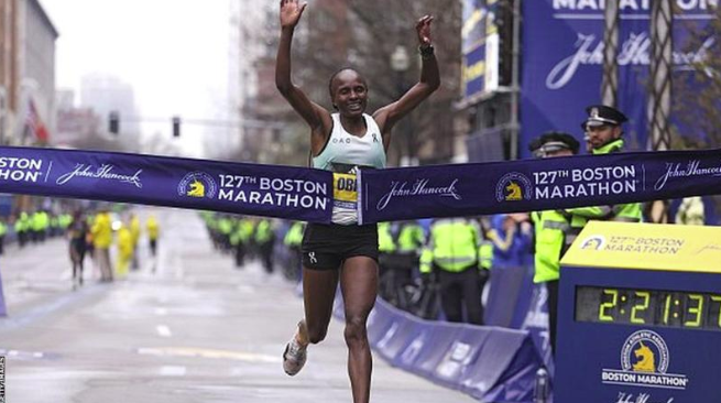 Hellen Obiri: Boston Marathon winner on family sacrifice and quitting the track