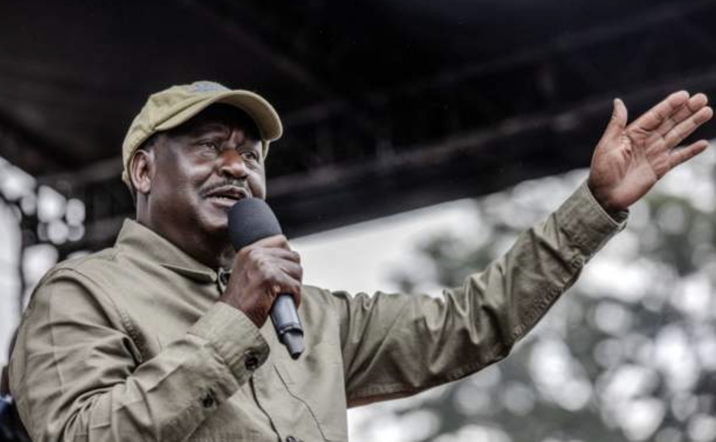 Kenya police fire tear gas at Odinga's motorcade