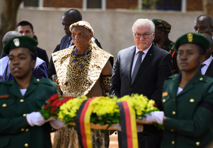 Germany's president ashamed of colonial crimes