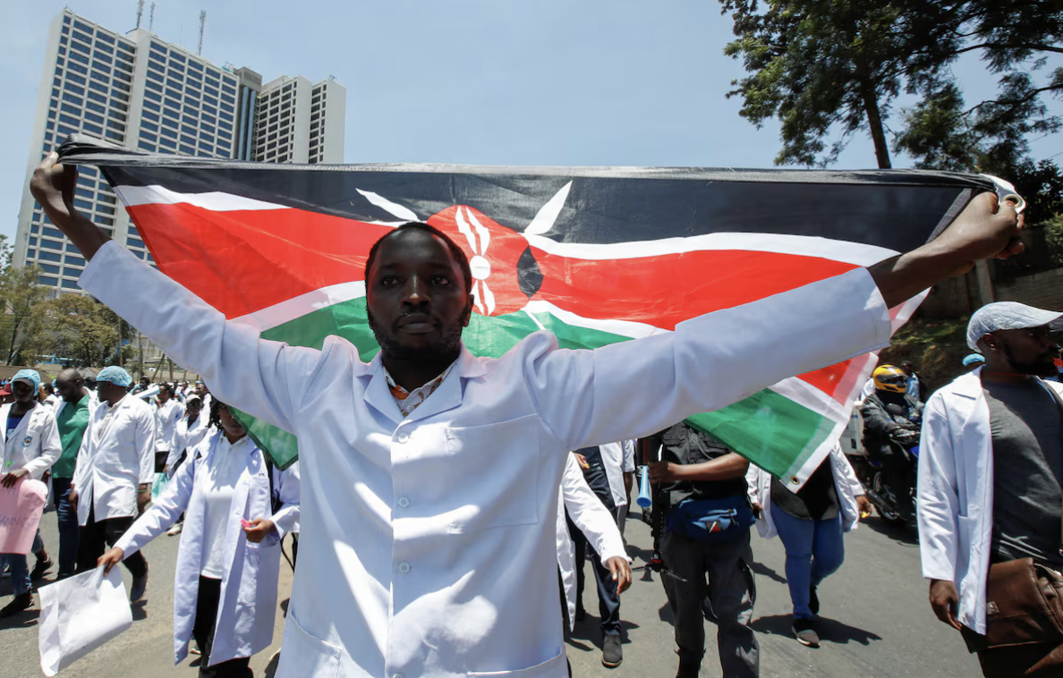 Kenyan doctors strike over pay and training extends into third week