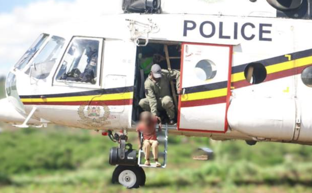 Kenyan boy trapped by floods saved in dramatic rescue