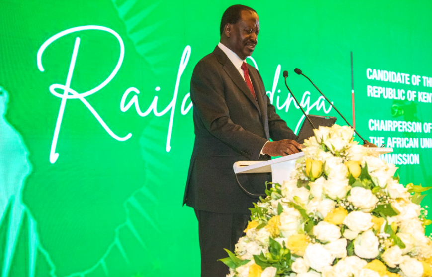 Kenya's Raila Odinga launches candidature for AU's top job