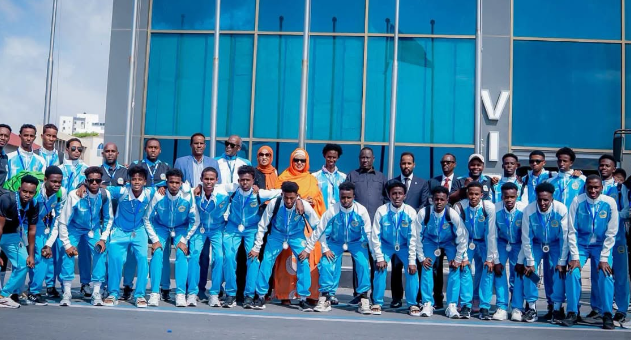 Somalia's U-17 Football Team Returns Home to Hero's Welcome After Cecafa Silver