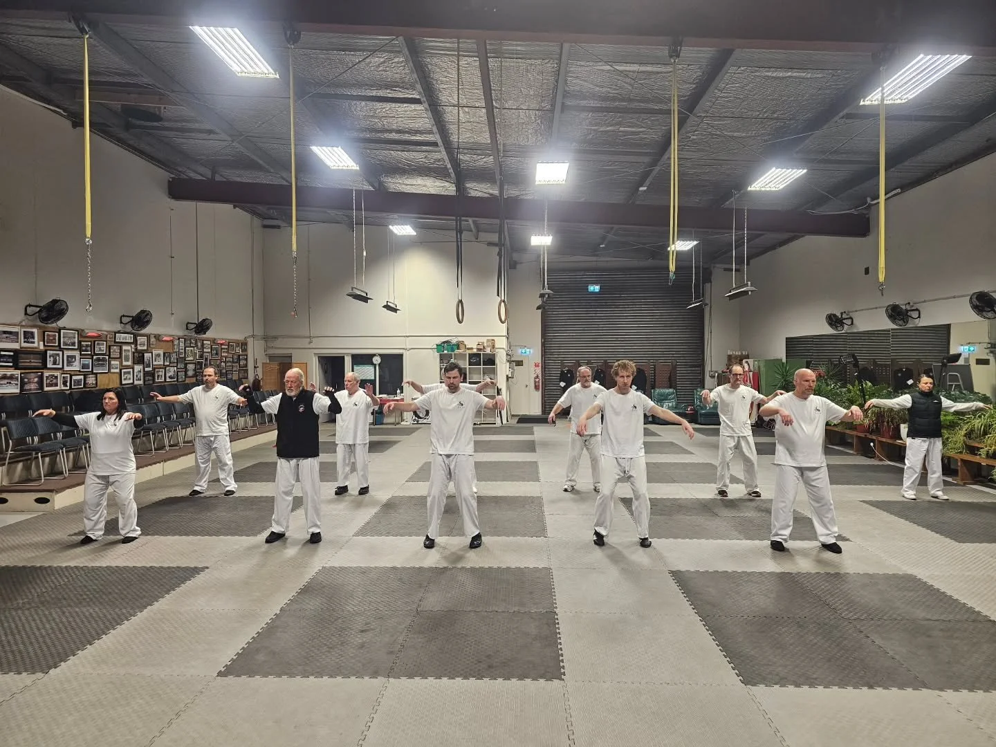 Tai Chi exercise grading on tonight at HQ