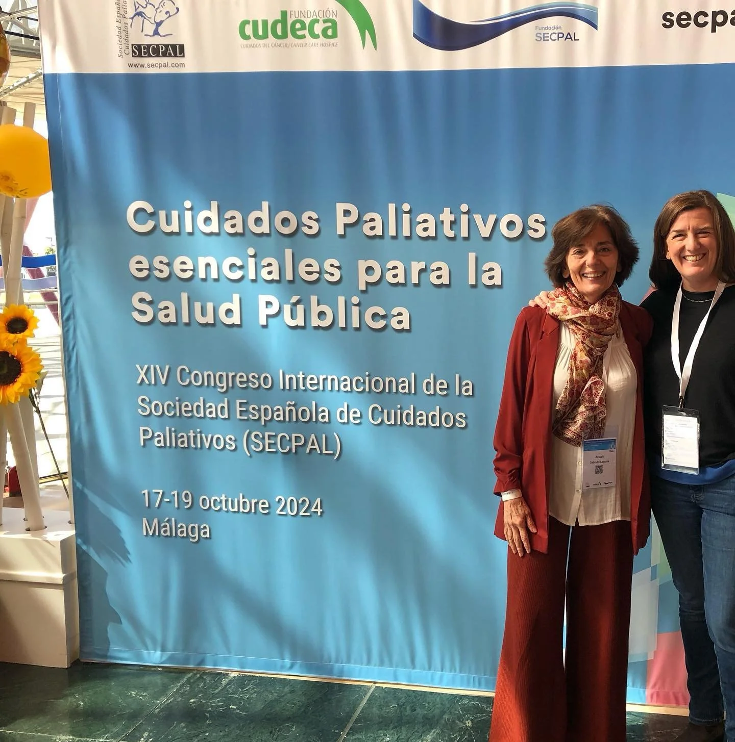 Esta semana hemos viajado a M&aacute;laga para participar en el XIV Congreso Internacional de la Sociedad Espa&ntilde;ola de Cuidados Paliativos, que nos ha reunido a m&aacute;s de 800 profesionales de las diferentes disciplinas implicadas bajo el le