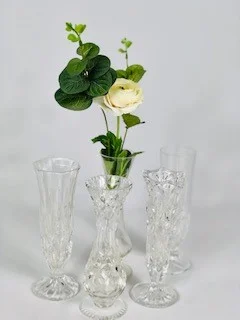 Crystal Bud Vases
