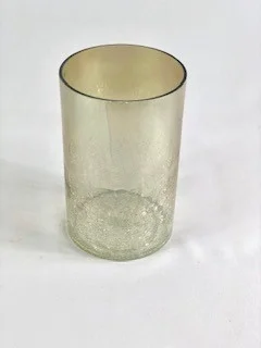 Crackled Ombre Cylinder Vases
