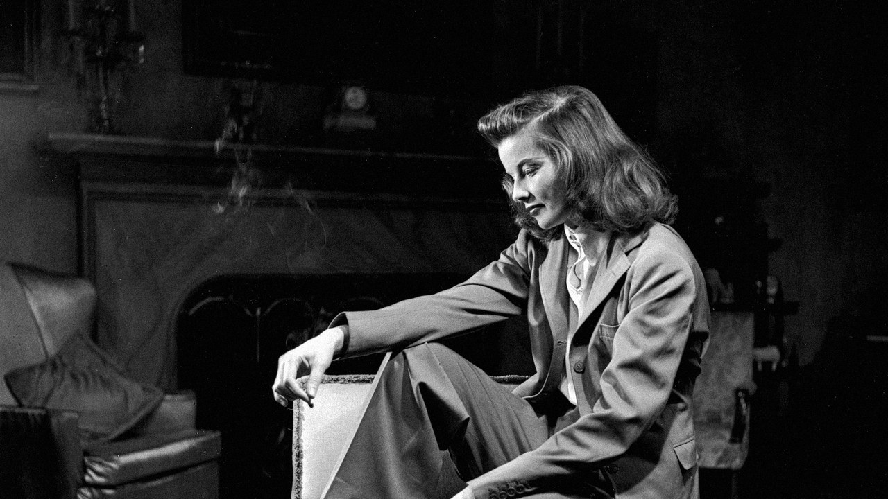 Katharine Hepburn , queen of trousers and probs a secret lesbian (we hope)