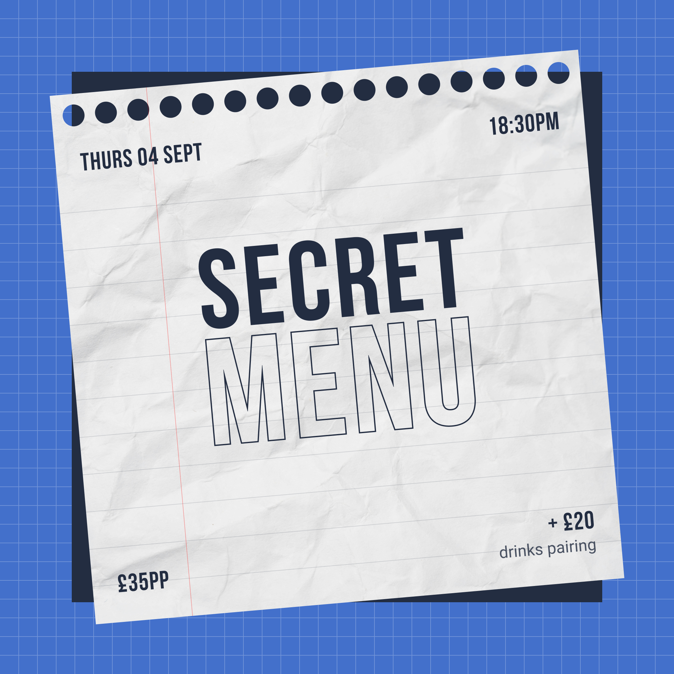 Secret Menu | Back To School