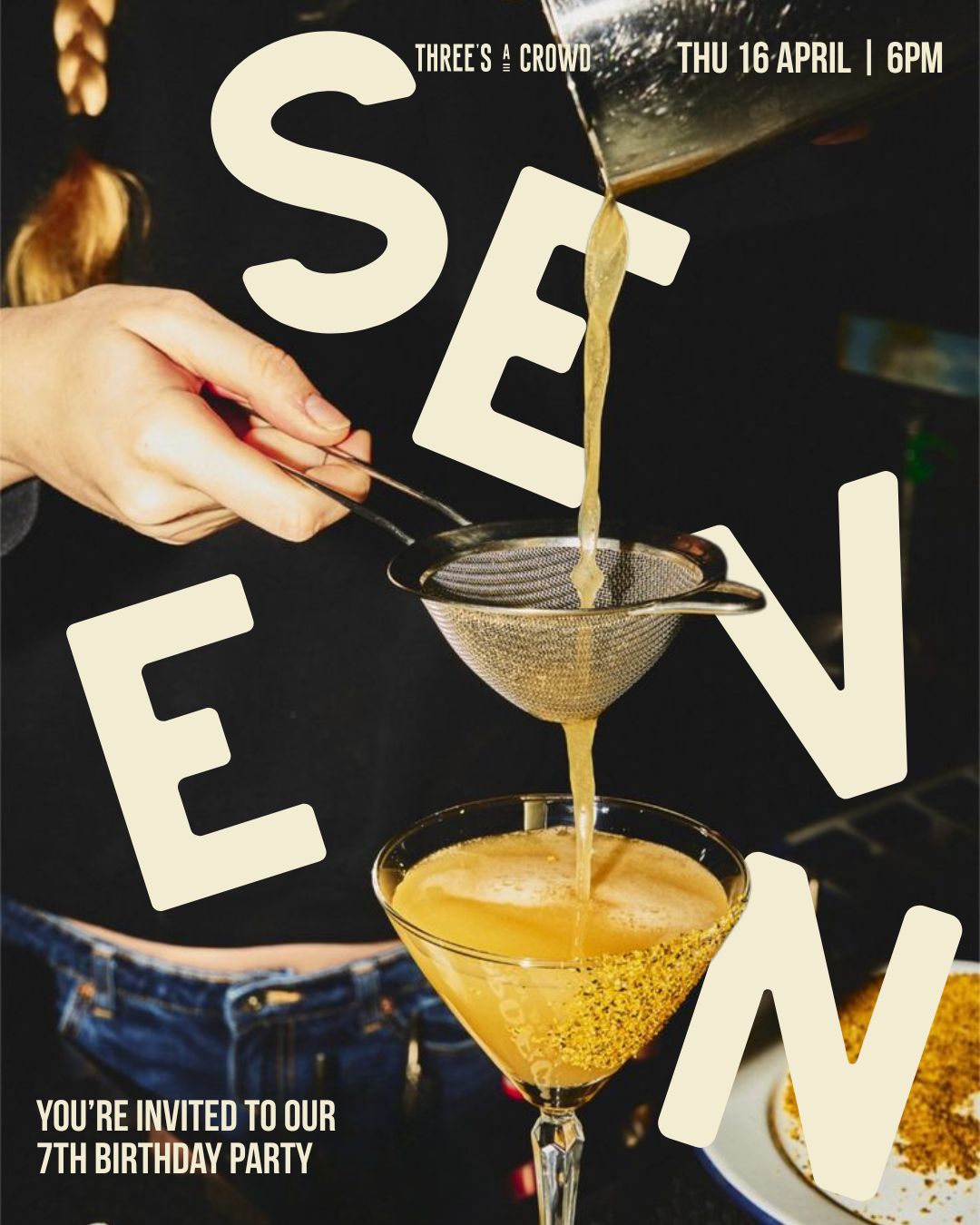 Three's A Crowds 7th Birthday