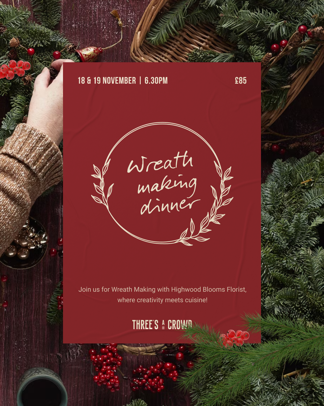 Wreath Making | Tuesday 18th November