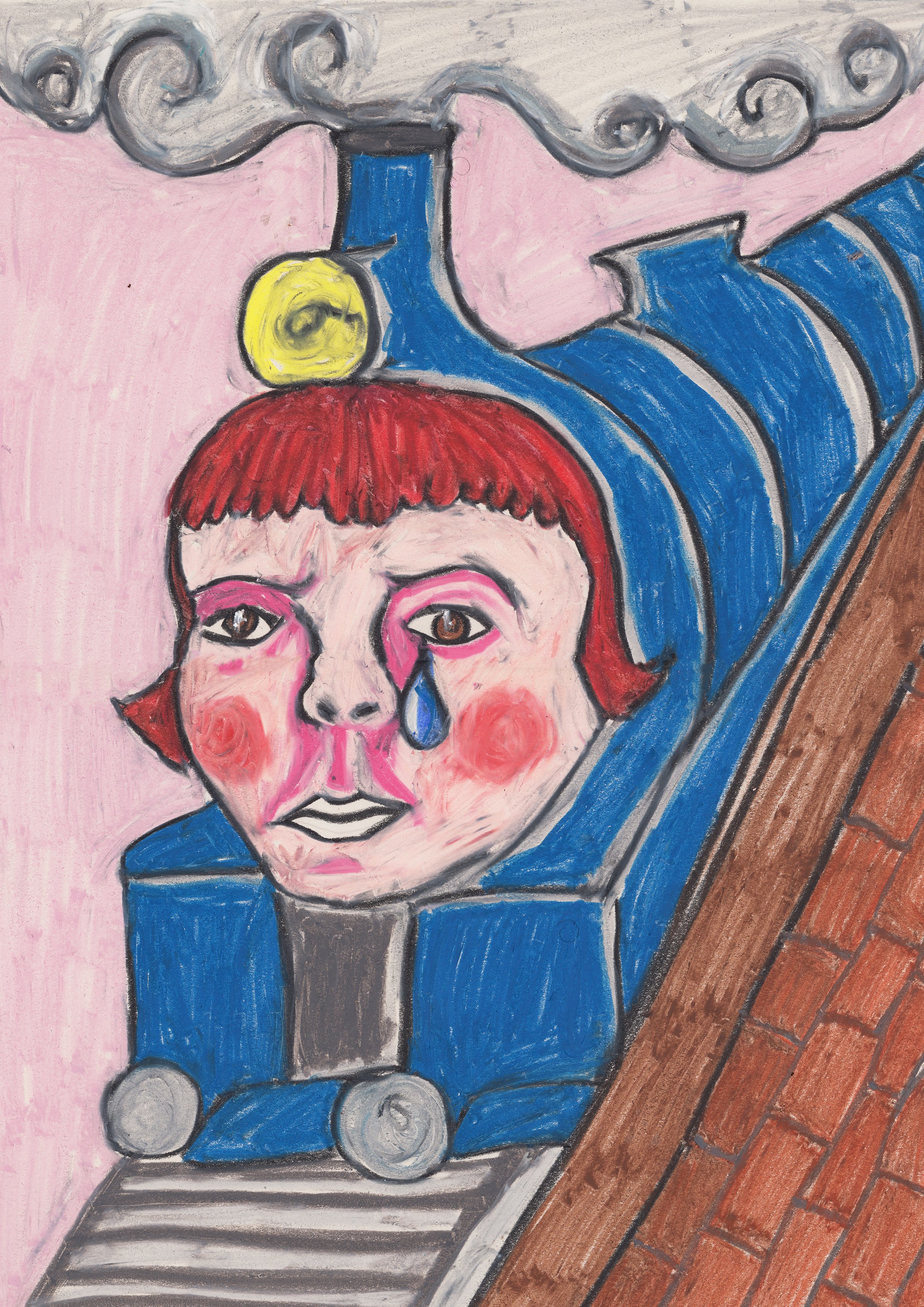 'Train' Original Drawing