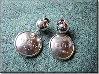 Silver Reversible Cufflinks