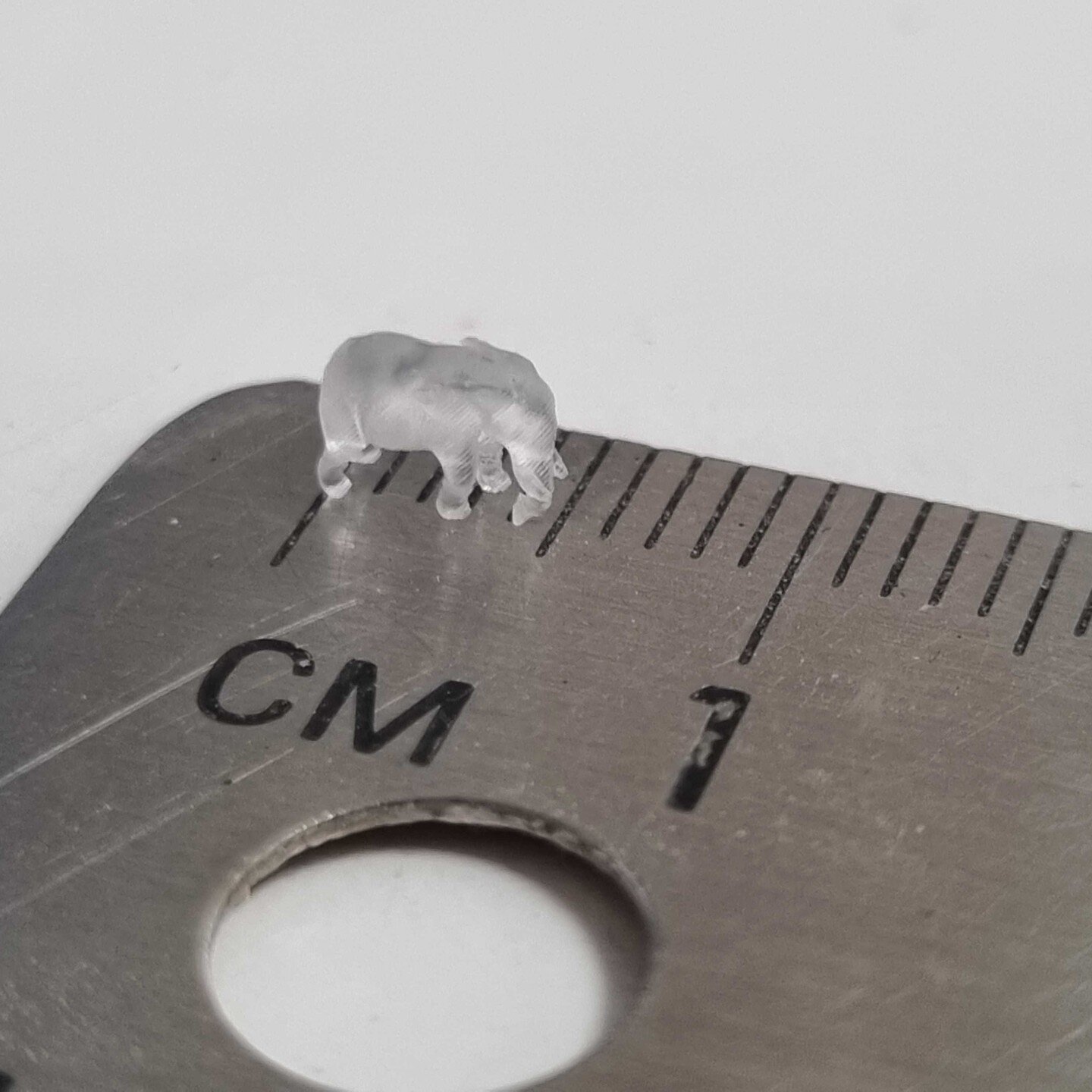 How small can go on our #stereolithography #3dprinters ...as small as this and as big as 800 x 800 x 600mm #3dprinting #3dprint