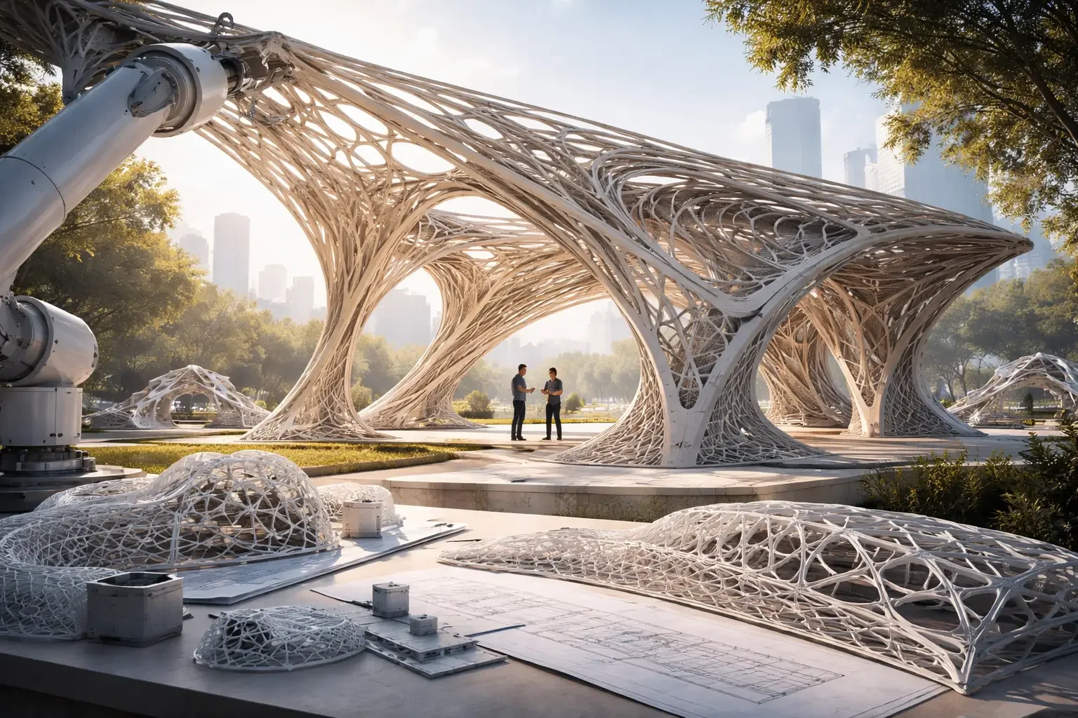 AI-Driven Geometry Optimization: The Future of Lightweight Architectural Prints